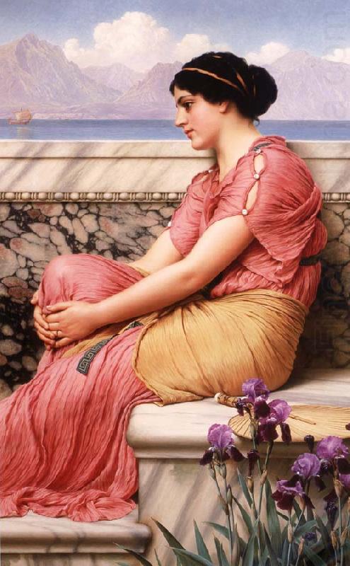 John William Godward Absence Makes the Heart Grow Fonder china oil painting image